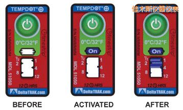 佳木斯溫度指示標(biāo)簽 累計(jì)上升時(shí)間/溫度的標(biāo)簽